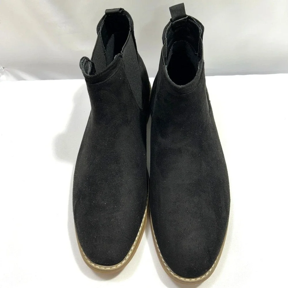 Vance Co Marshall Wide Width Chelsea Men's Black Boots US  Size WD 12‎ - No Box